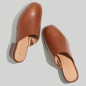 The Mindy Lugsole Mule in Leather